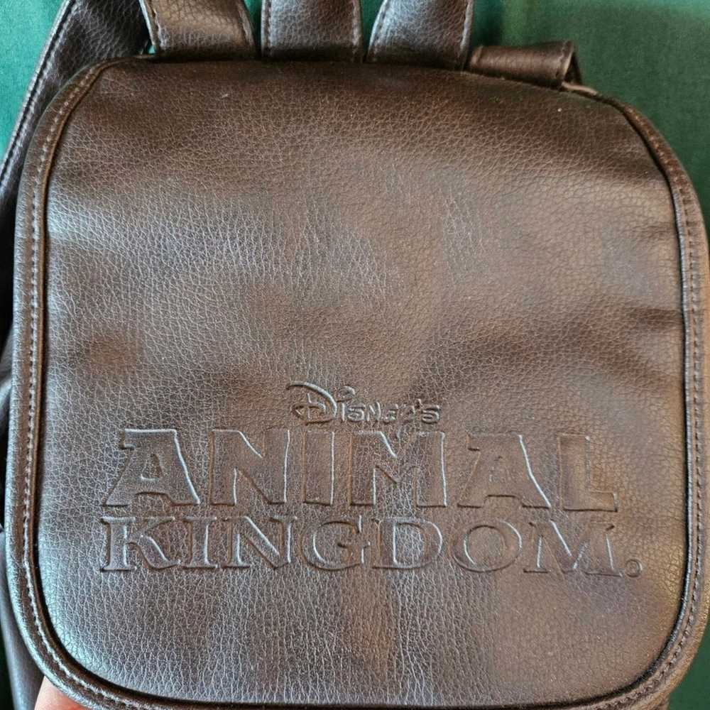 Vintage Animal Kingdom Leather Backpack Vintage D… - image 2