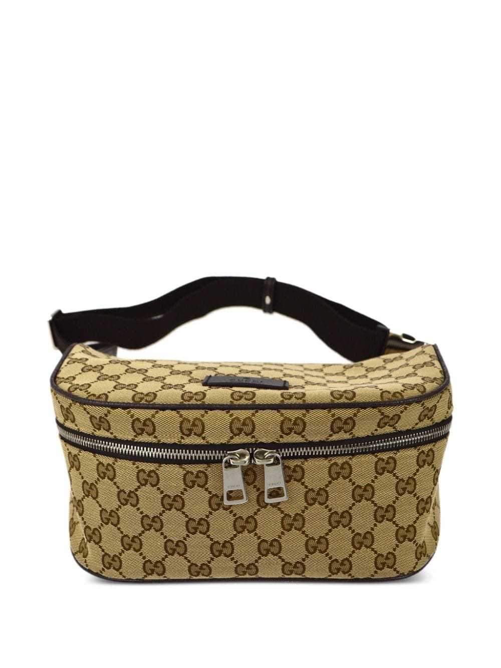 Gucci Pre-Owned 1990-2000s GG canvas belt bag - N… - image 1