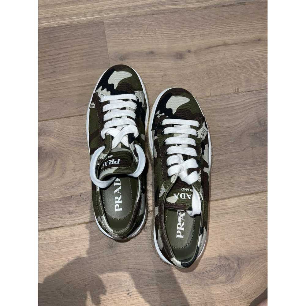 Prada Double Wheel cloth trainers - image 2