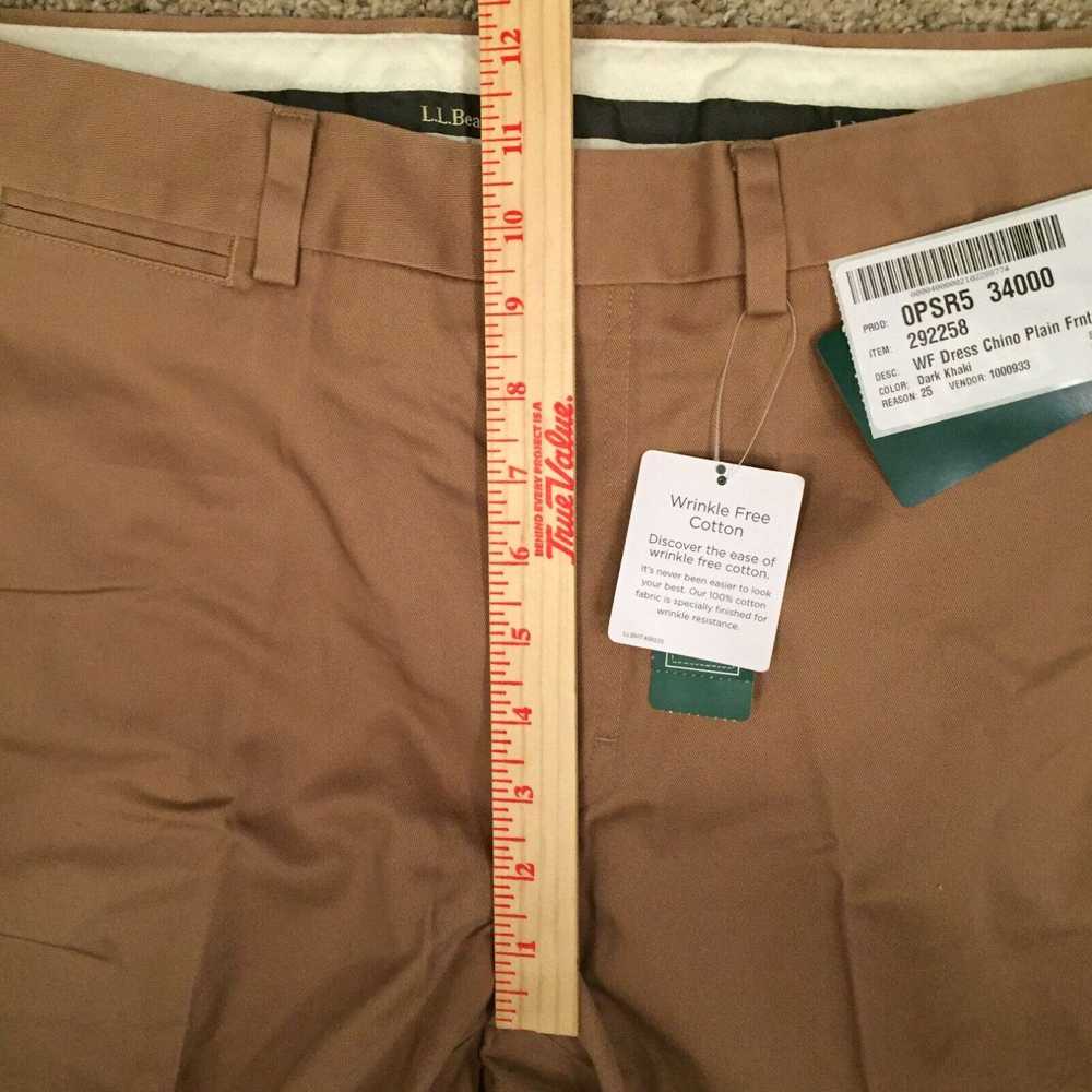 Vintage LL Bean Pants Men's 34x29.5 Dress Chino B… - image 4