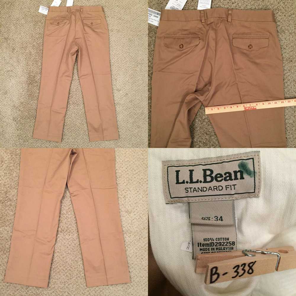 Vintage LL Bean Pants Men's 34x29.5 Dress Chino B… - image 8