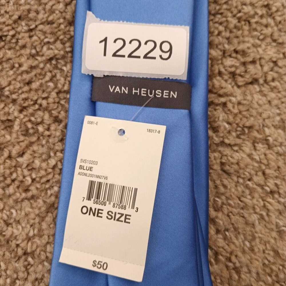 Van Heusen Van Heusen Stain Shield Necktie Blue S… - image 7