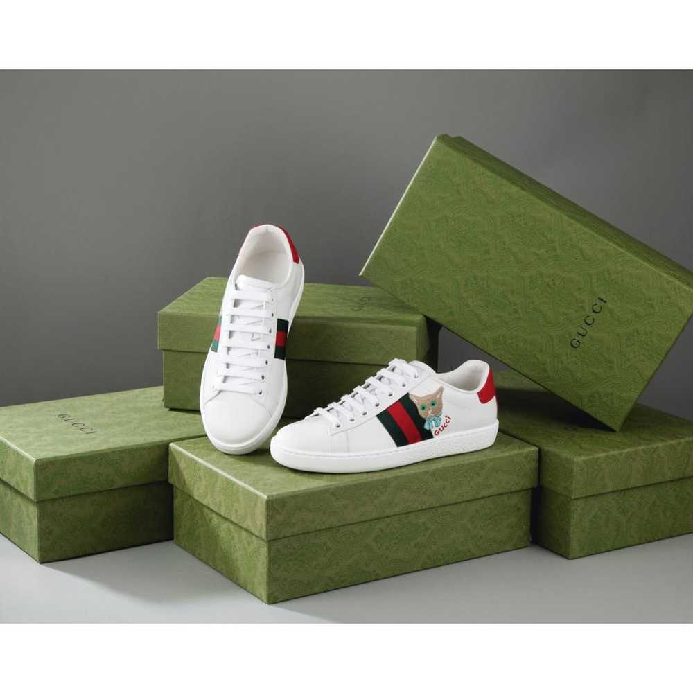 Gucci Ace leather trainers - image 3