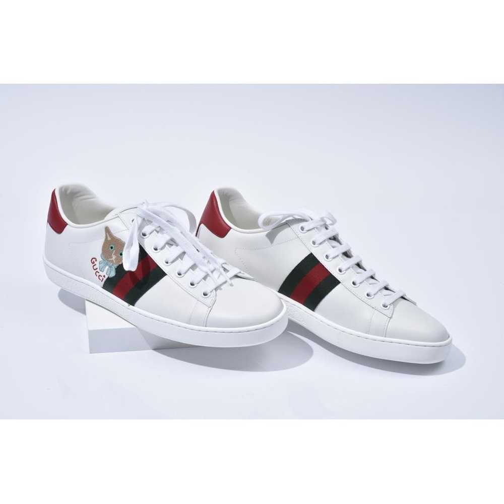 Gucci Ace leather trainers - image 4