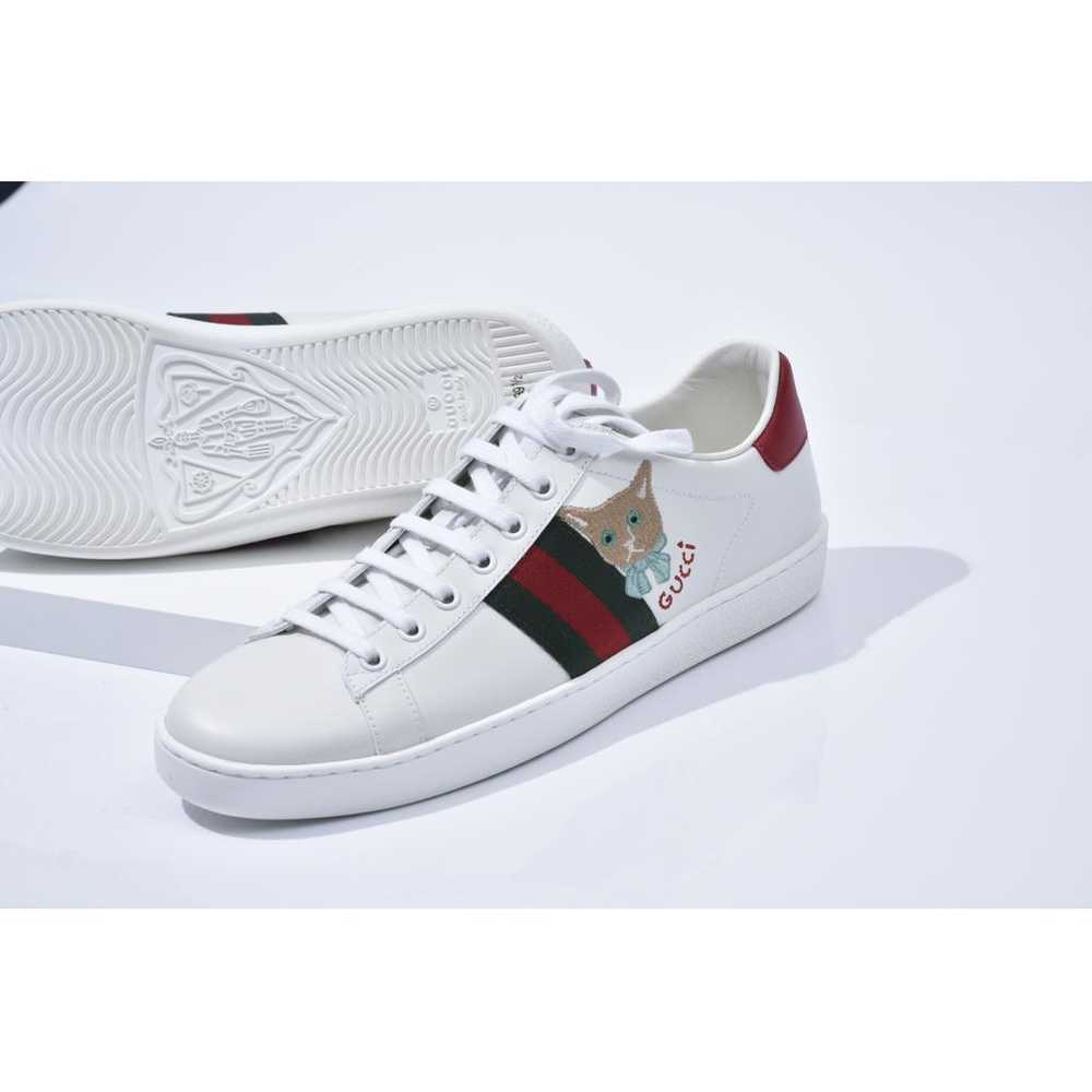 Gucci Ace leather trainers - image 5