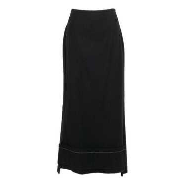 Yohji Yamamoto Wool maxi skirt - image 1