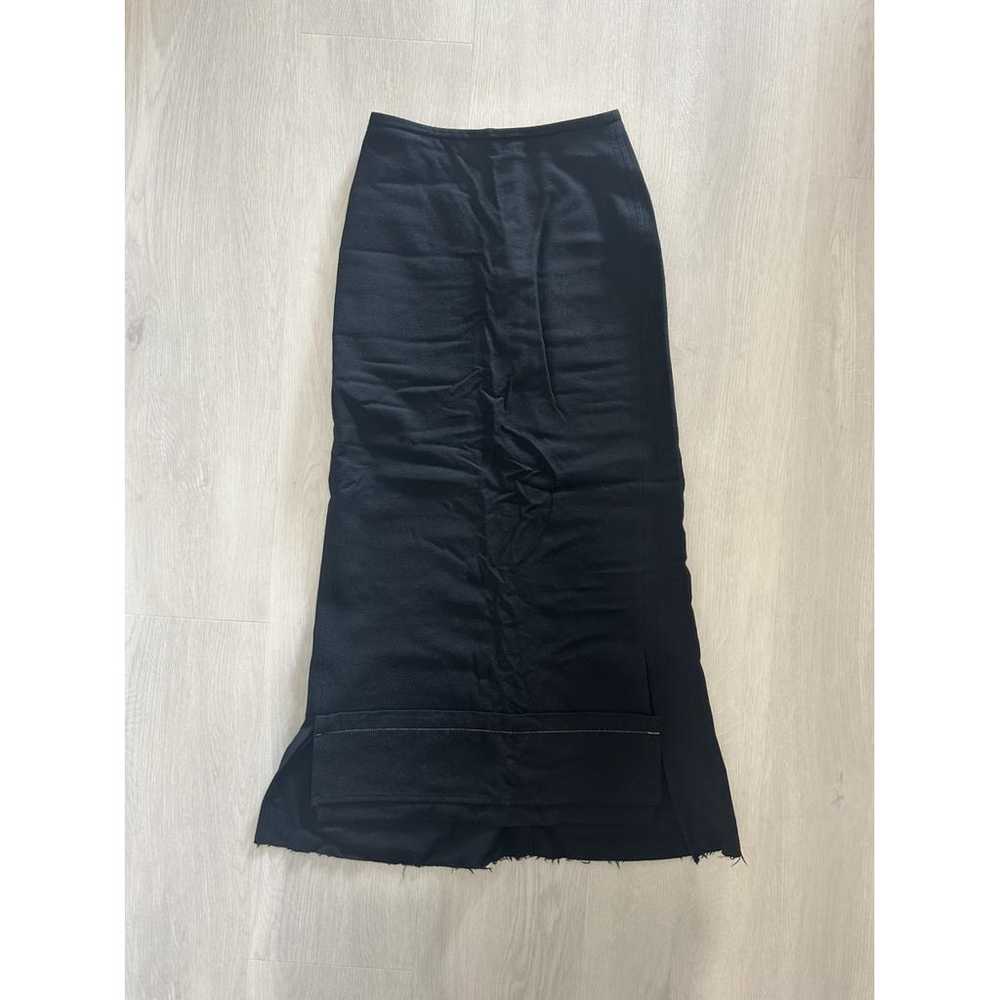 Yohji Yamamoto Wool maxi skirt - image 2