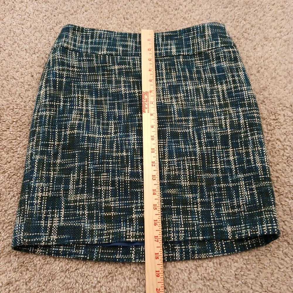 Vintage The Limited Skirt Size 0 Knee Length Blue… - image 4