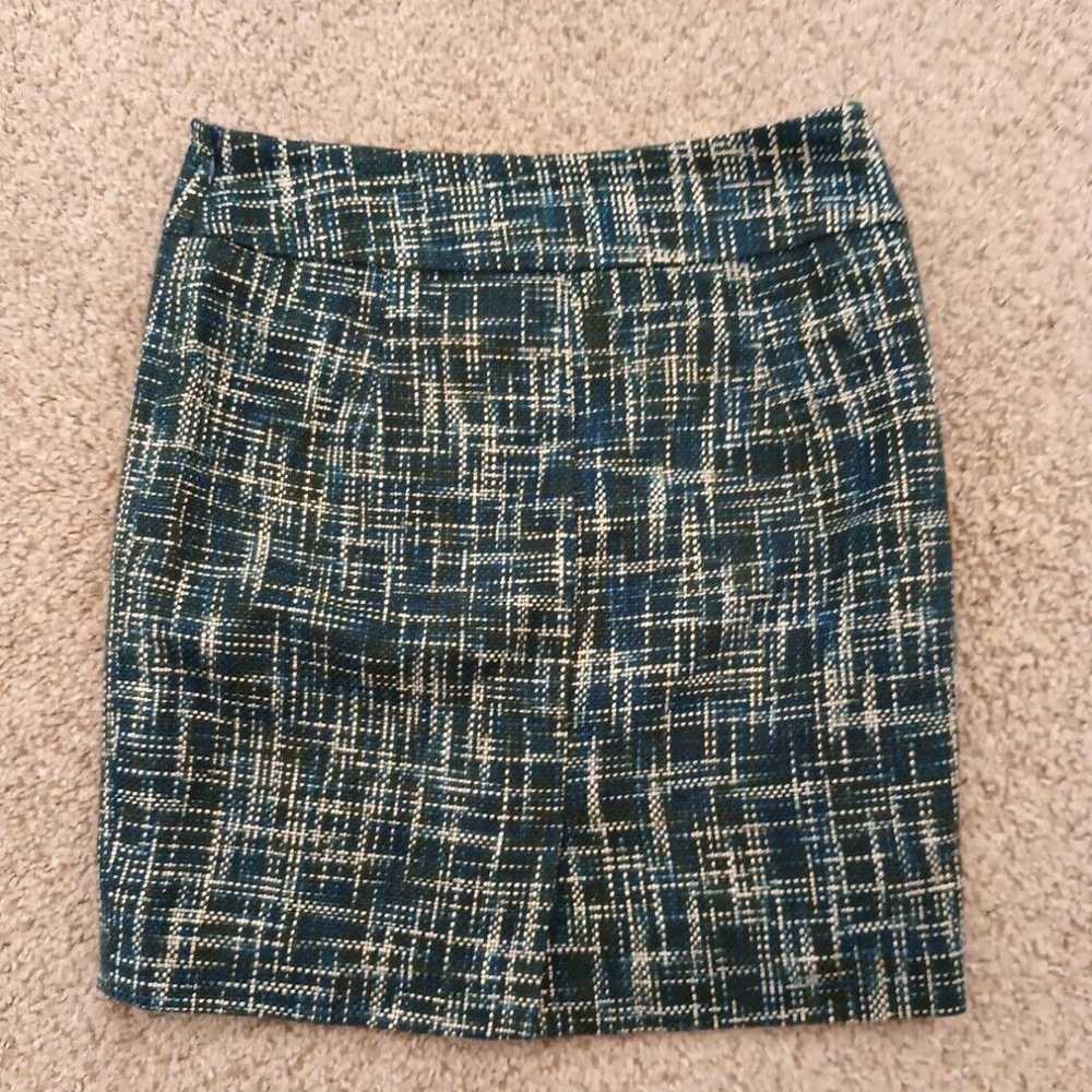 Vintage The Limited Skirt Size 0 Knee Length Blue… - image 6