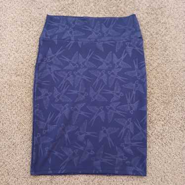 Vintage LuLaRoe Cassie Skirt Medium Purple Geomet… - image 1