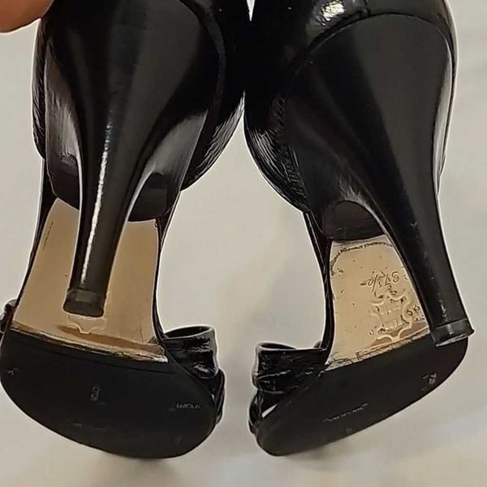 Barneys New York vintage Patent Leather Heels  37… - image 5