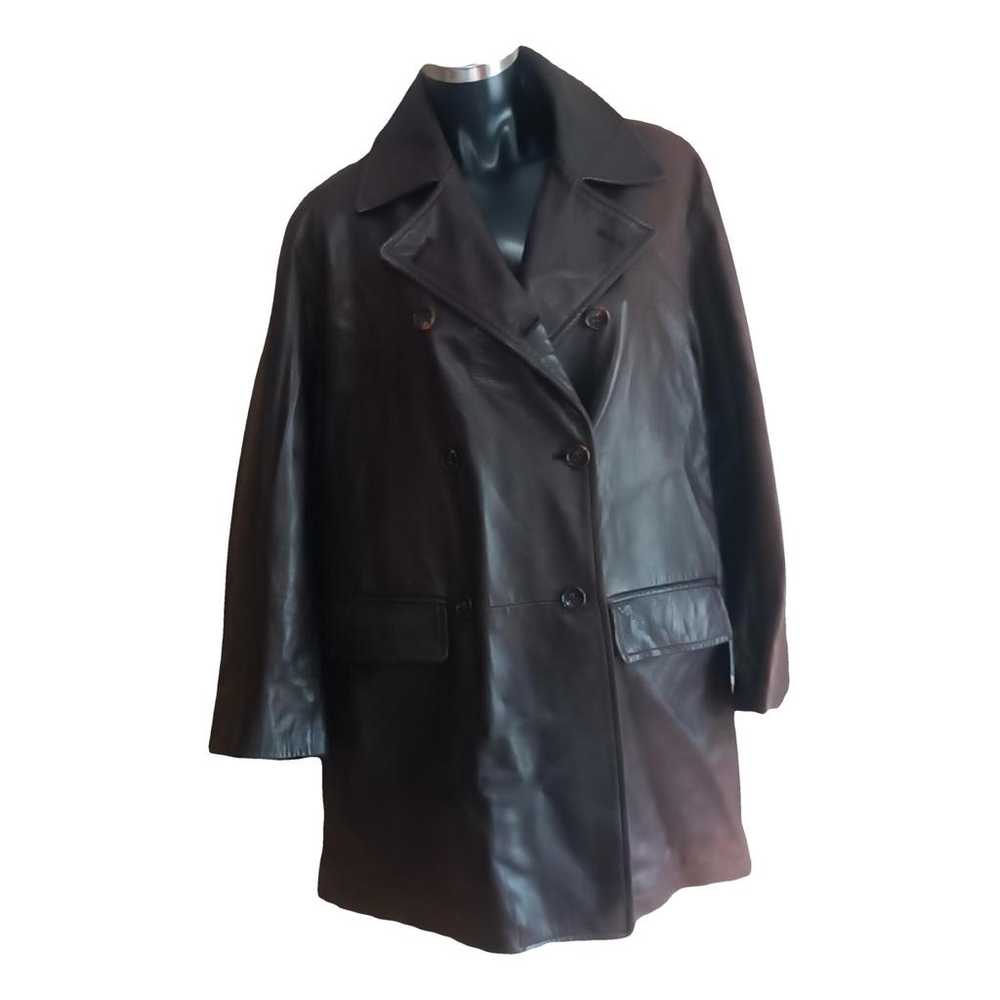 Jil Sander Leather coat - image 1