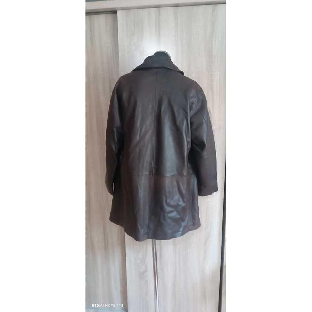 Jil Sander Leather coat - image 2