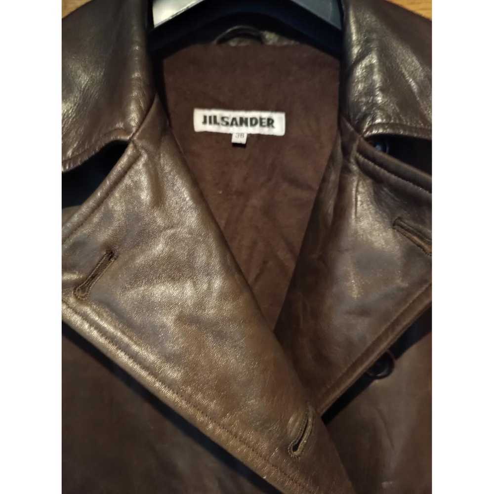 Jil Sander Leather coat - image 7