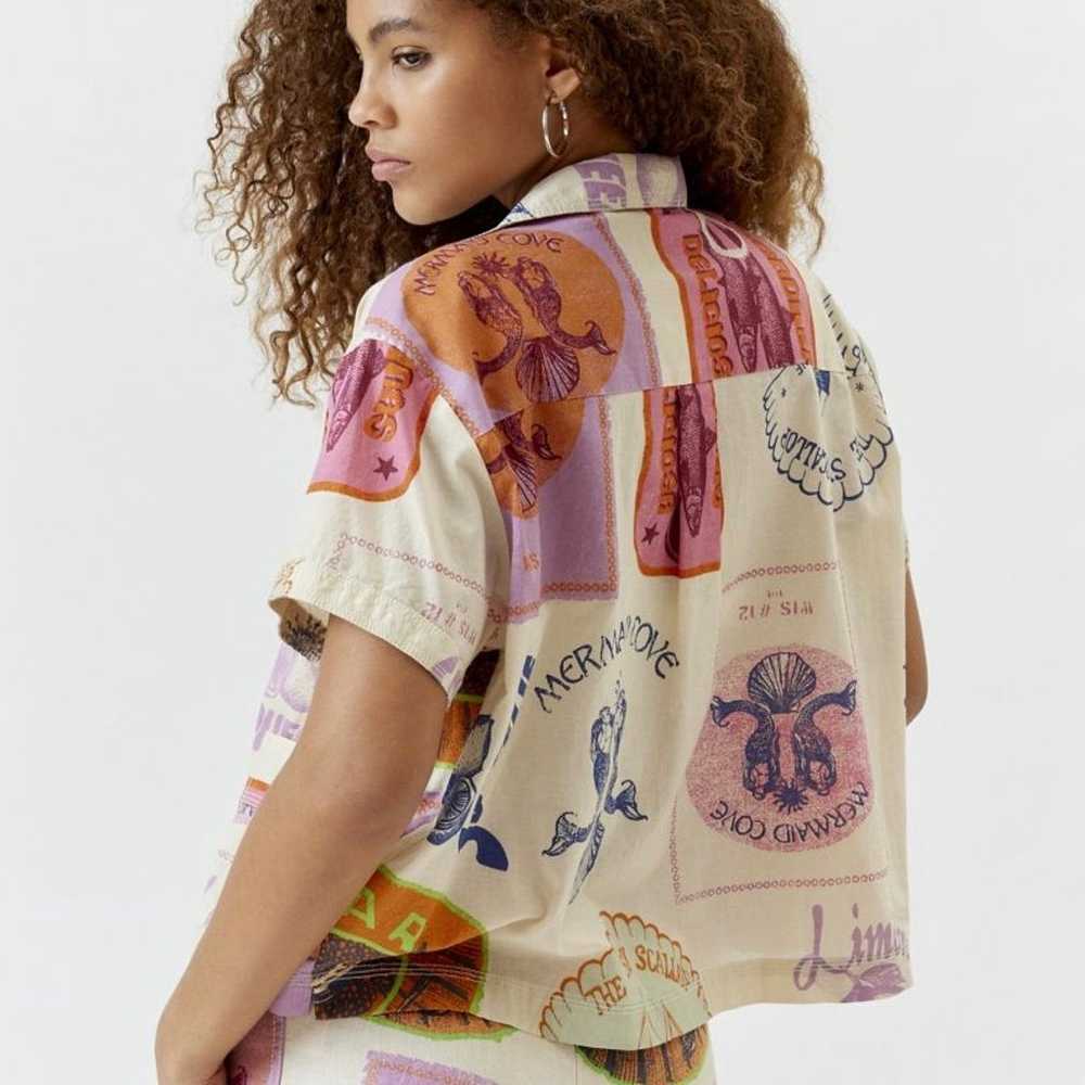 Urban Outfitters BDG Del Rey Souvenir Button Down… - image 1