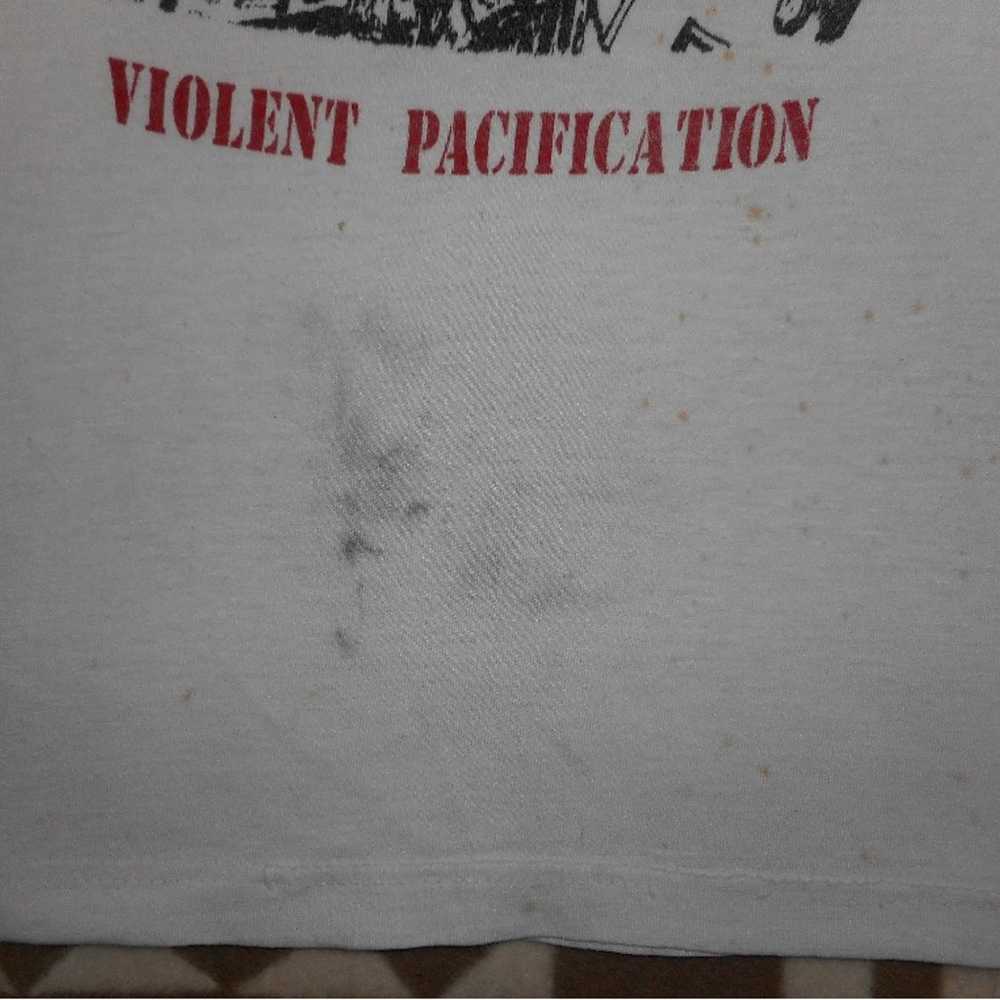 Vintage D.R.I. Violent Pacification T Shirt Corro… - image 6