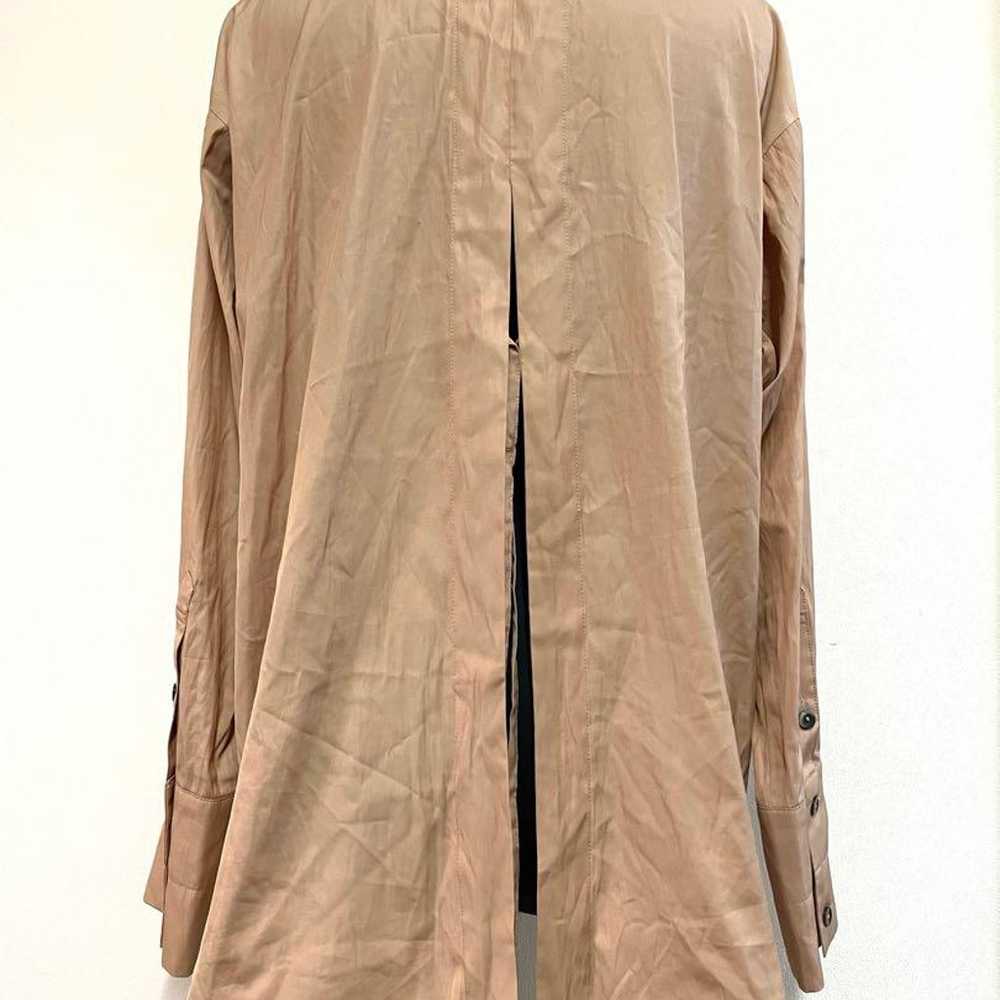 NANO・UNIVERSE Back Ribbon Satin Shirt Long Sleeve - image 12