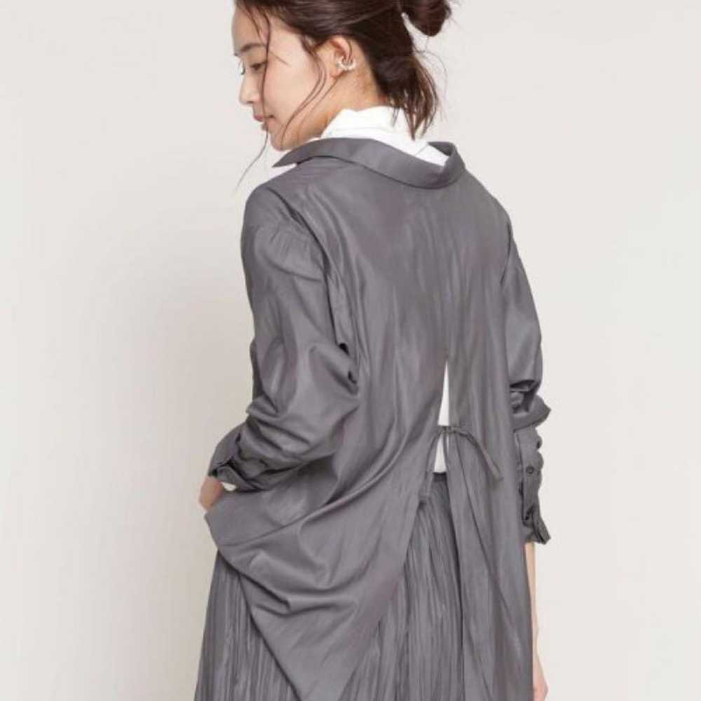 NANO・UNIVERSE Back Ribbon Satin Shirt Long Sleeve - image 5