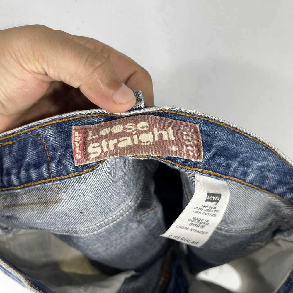 Distressed Denim × Levi's × Streetwear Size 23 Vi… - image 6