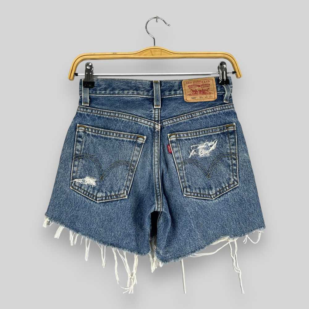 Distressed Denim × Levi's × Streetwear Size 23 Vi… - image 7