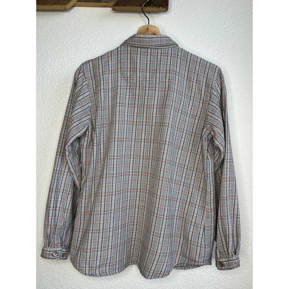 Vintage Woolrich Plaid Button Down Blouse - image 5