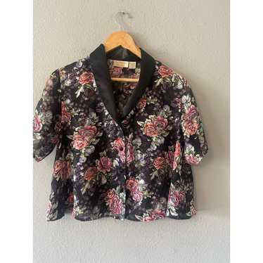 Victoria’s Secret Vintage 90s Sheer Floral Loungew