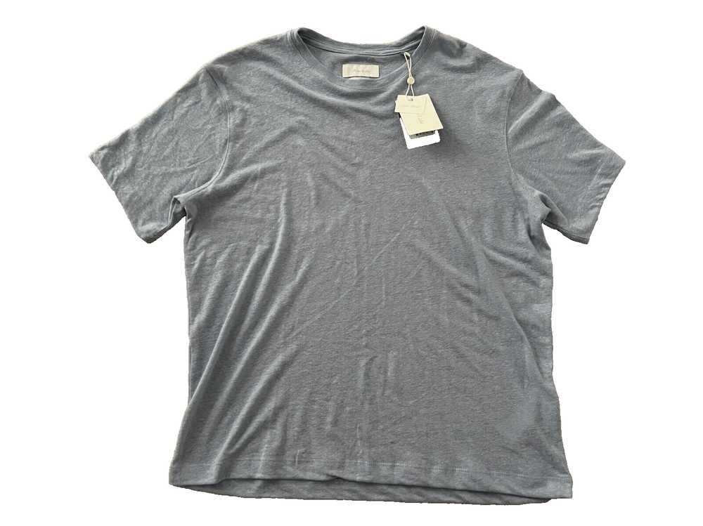 Other Peter & Ash Linen Blend Tee Blue ( S ) - image 1