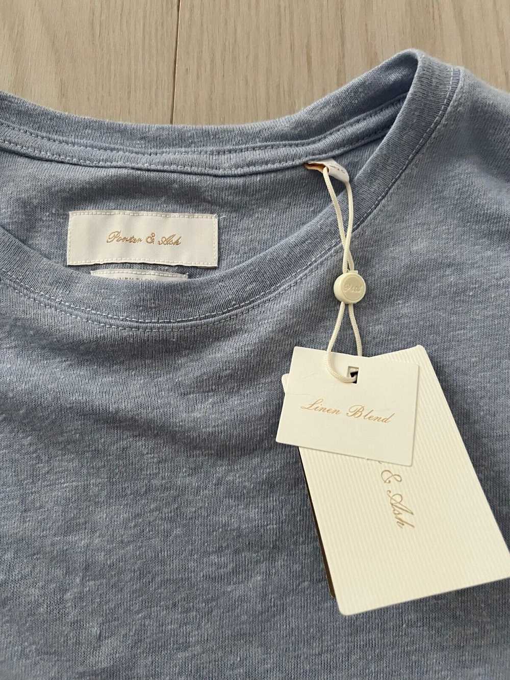 Other Peter & Ash Linen Blend Tee Blue ( S ) - image 2