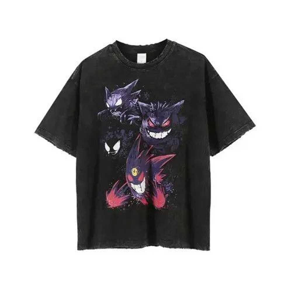 Streetwear × Vintage Pokemon Print Graphic Washed… - image 1