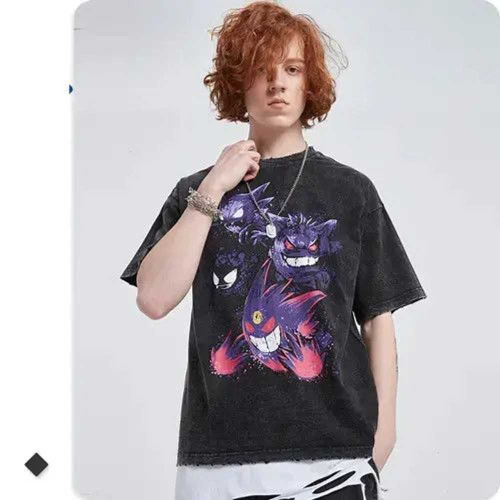 Streetwear × Vintage Pokemon Print Graphic Washed… - image 2