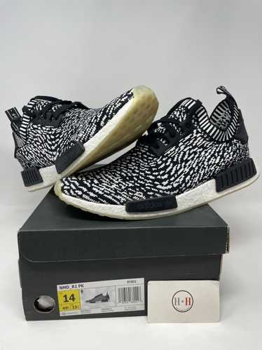 Adidas NMD R1 PK Primeknit Sashiko Zebra Black White Size 12 on sale Sneakers BZ0219