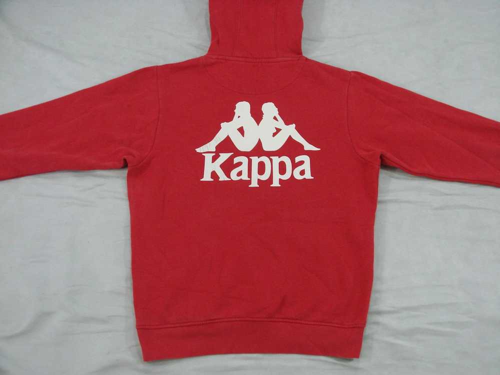 Japanese Brand × Kappa Kappa hoodie big logo - image 2