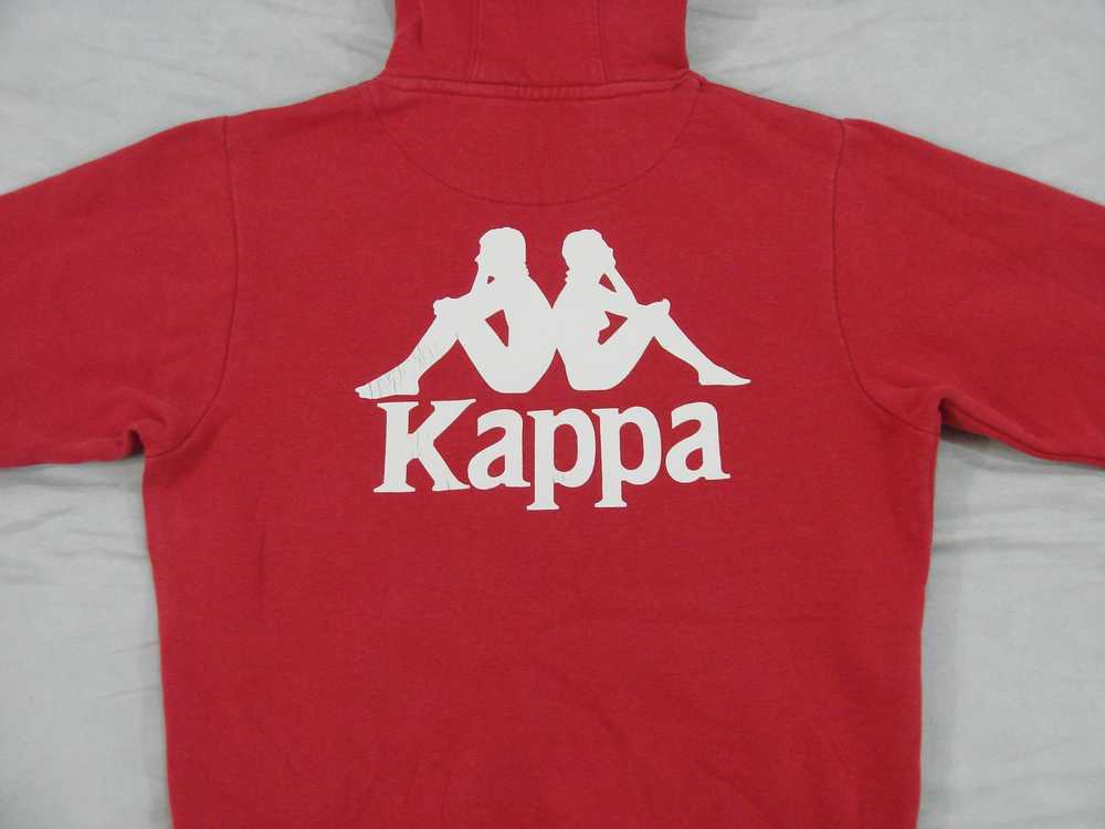 Japanese Brand × Kappa Kappa hoodie big logo - image 3