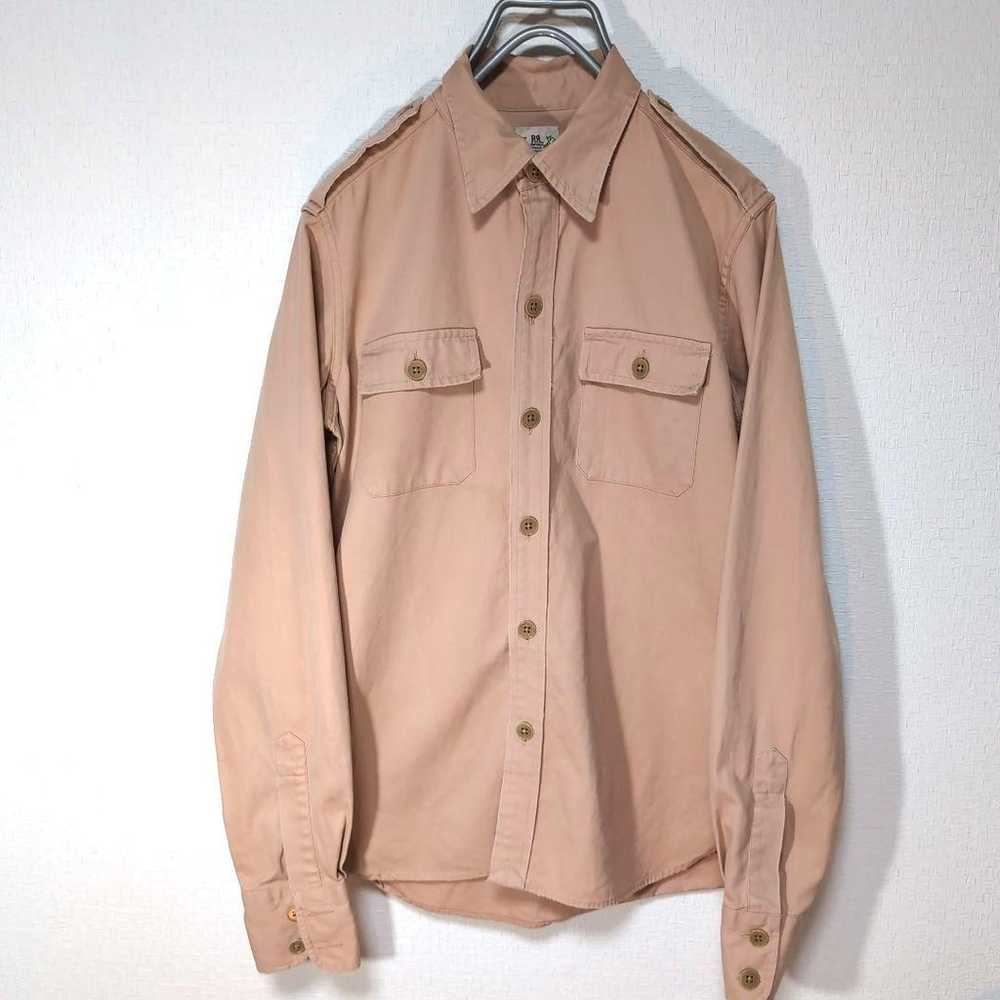 RRL Ralph Lauren Safari Shirt White Tag S Autumn … - image 2