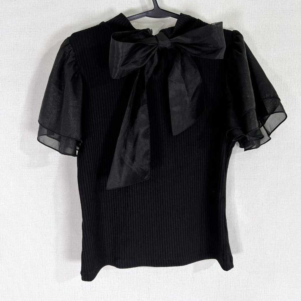 【INGNI】ING Black Short Sleeve Cut and Sew Women's… - image 5