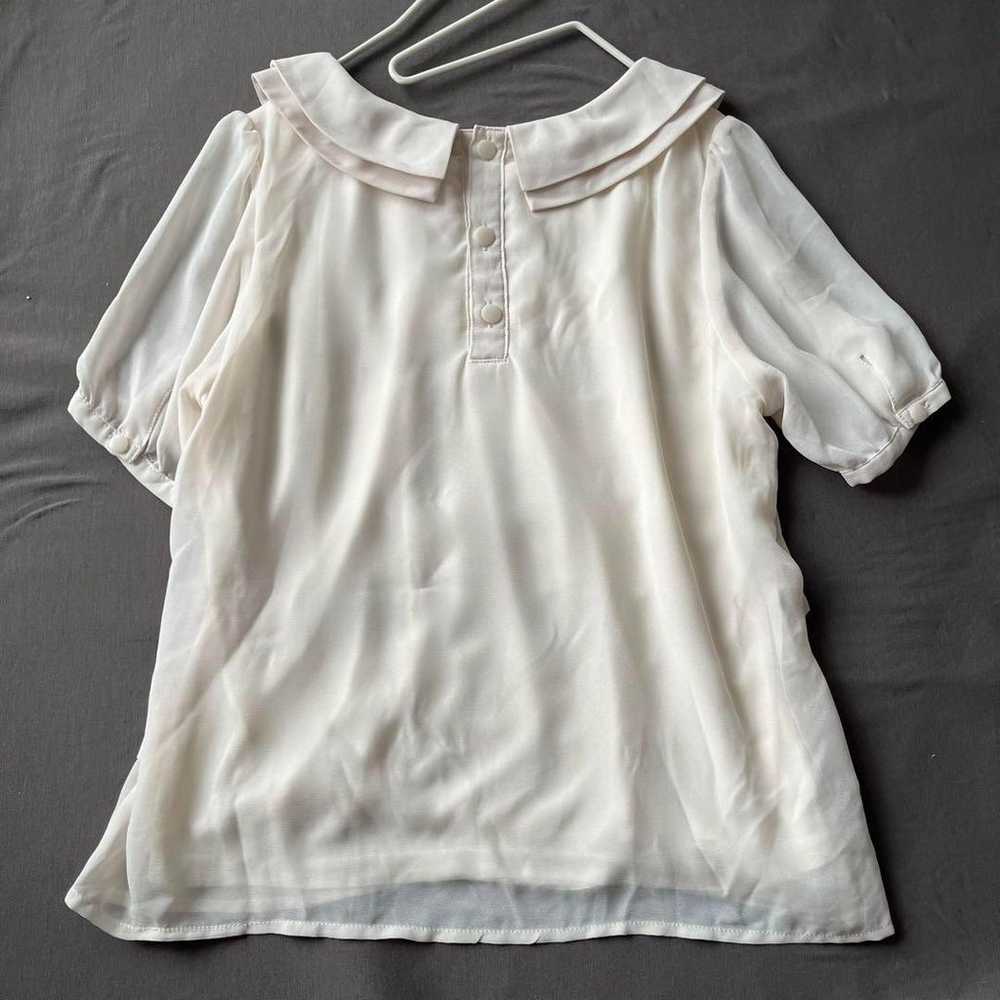 PAGE BOY Page Boy Collared Frill Chiffon Blouse H… - image 8