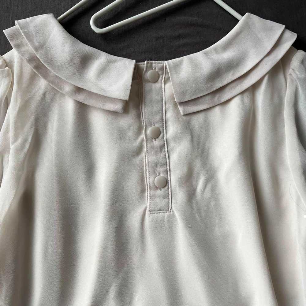 PAGE BOY Page Boy Collared Frill Chiffon Blouse H… - image 9