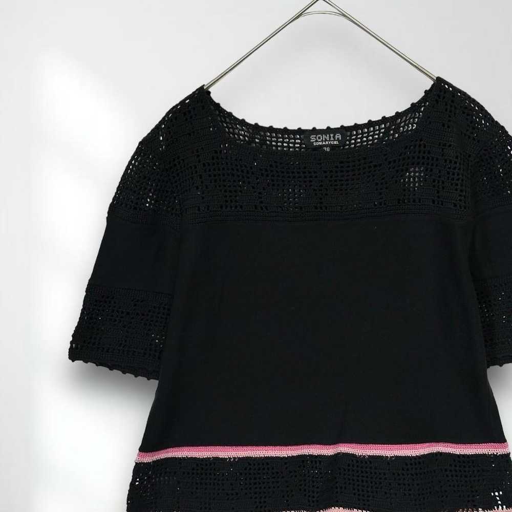 E5818 [Sonia Rykiel] Cotton T-shirt 100% cotton B… - image 2