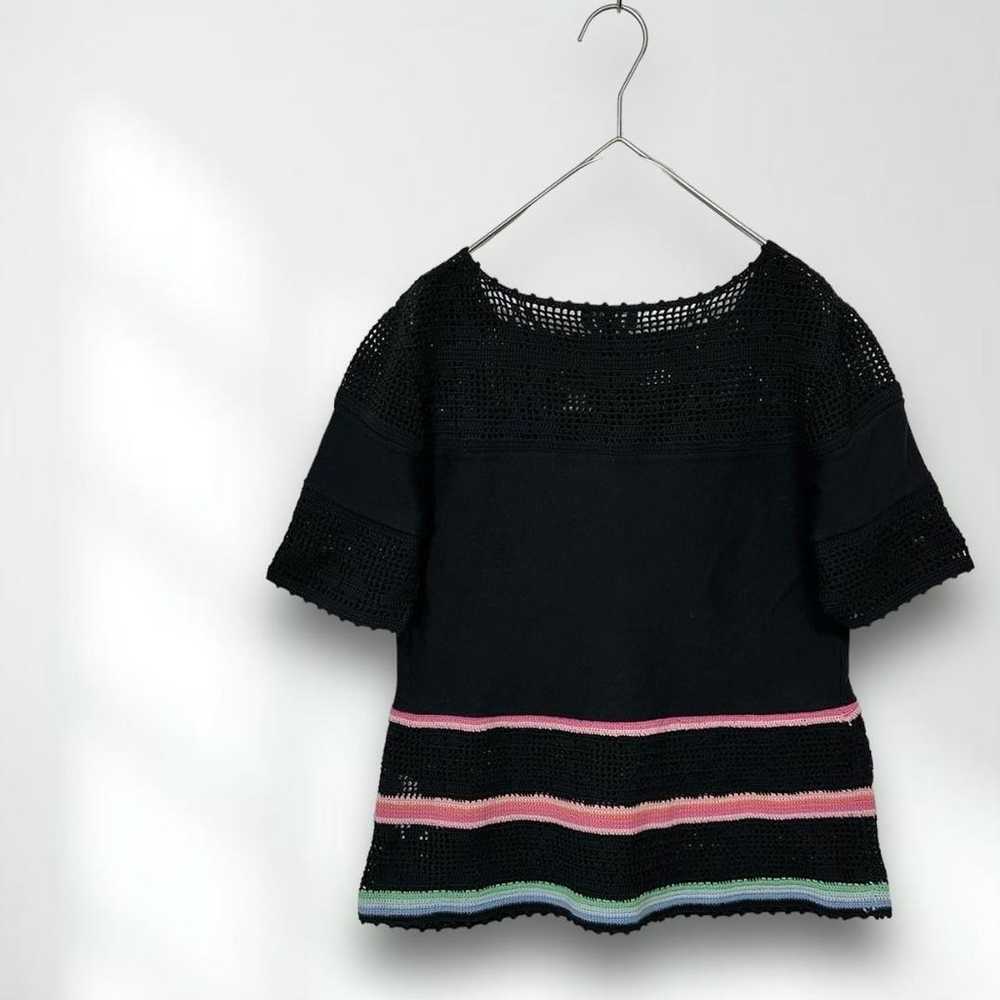 E5818 [Sonia Rykiel] Cotton T-shirt 100% cotton B… - image 4