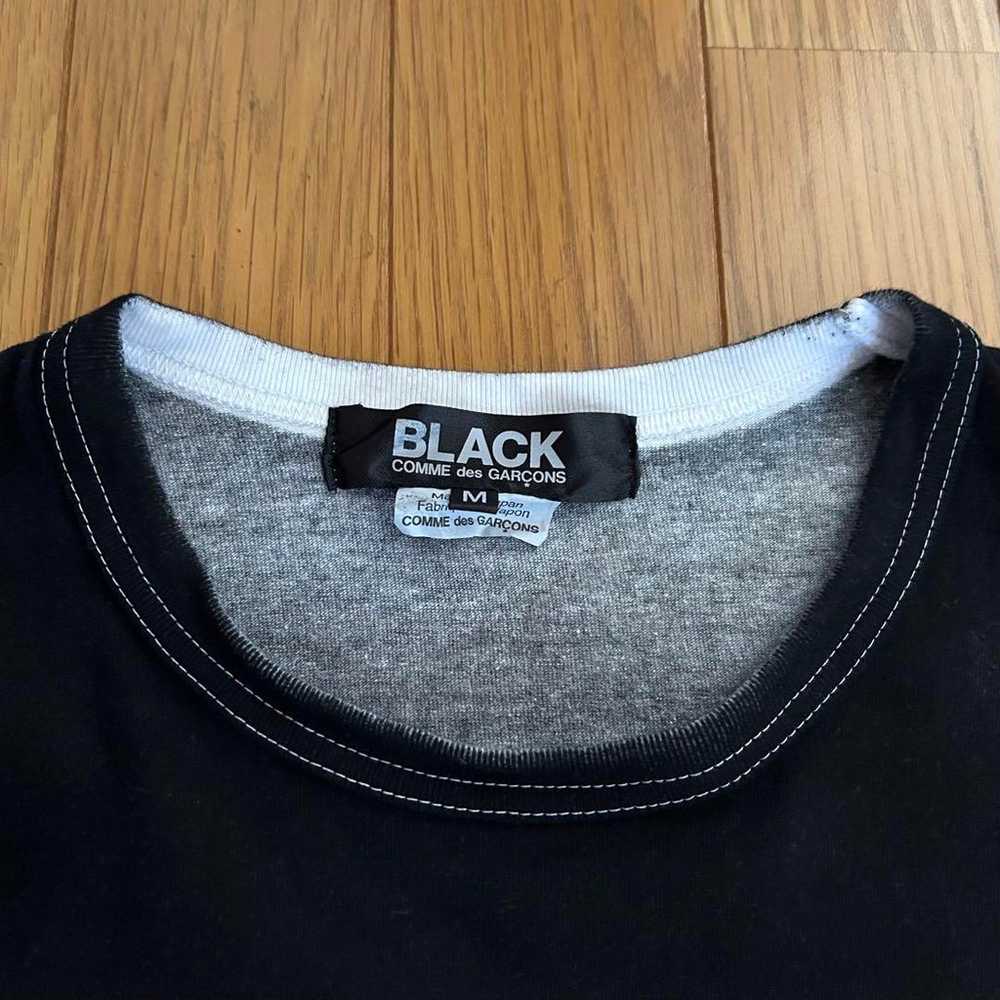 ★Comme des Garçons Black Message T-shirt Size M★ - image 2