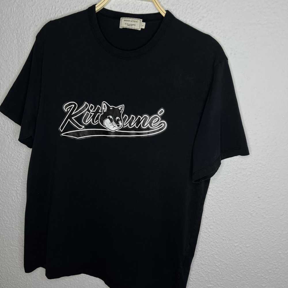 MAISON KITSUNE::Tシャツ:M[RESALE] Maison Kitsune Fox Head Patch T Shirt Grey | Mainline