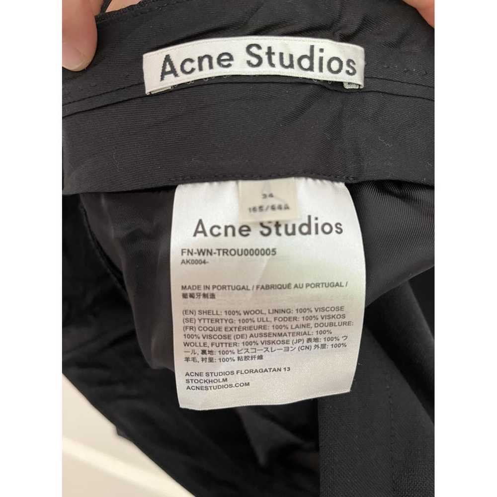 Acne Studios Wool straight pants - image 2