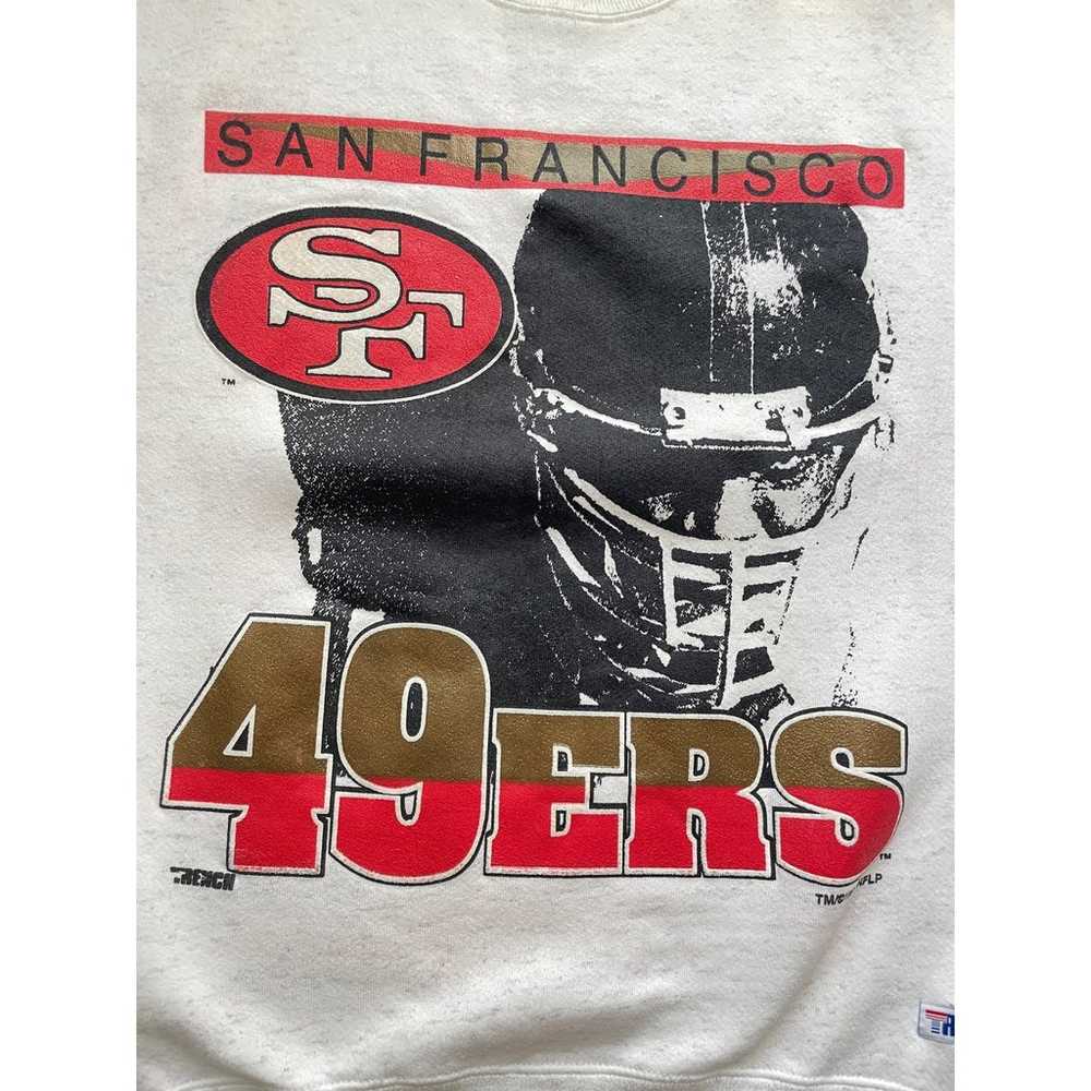 Vintage 49ers Crewneck Sweatshirt 1994 90s NFL Sz… - image 3