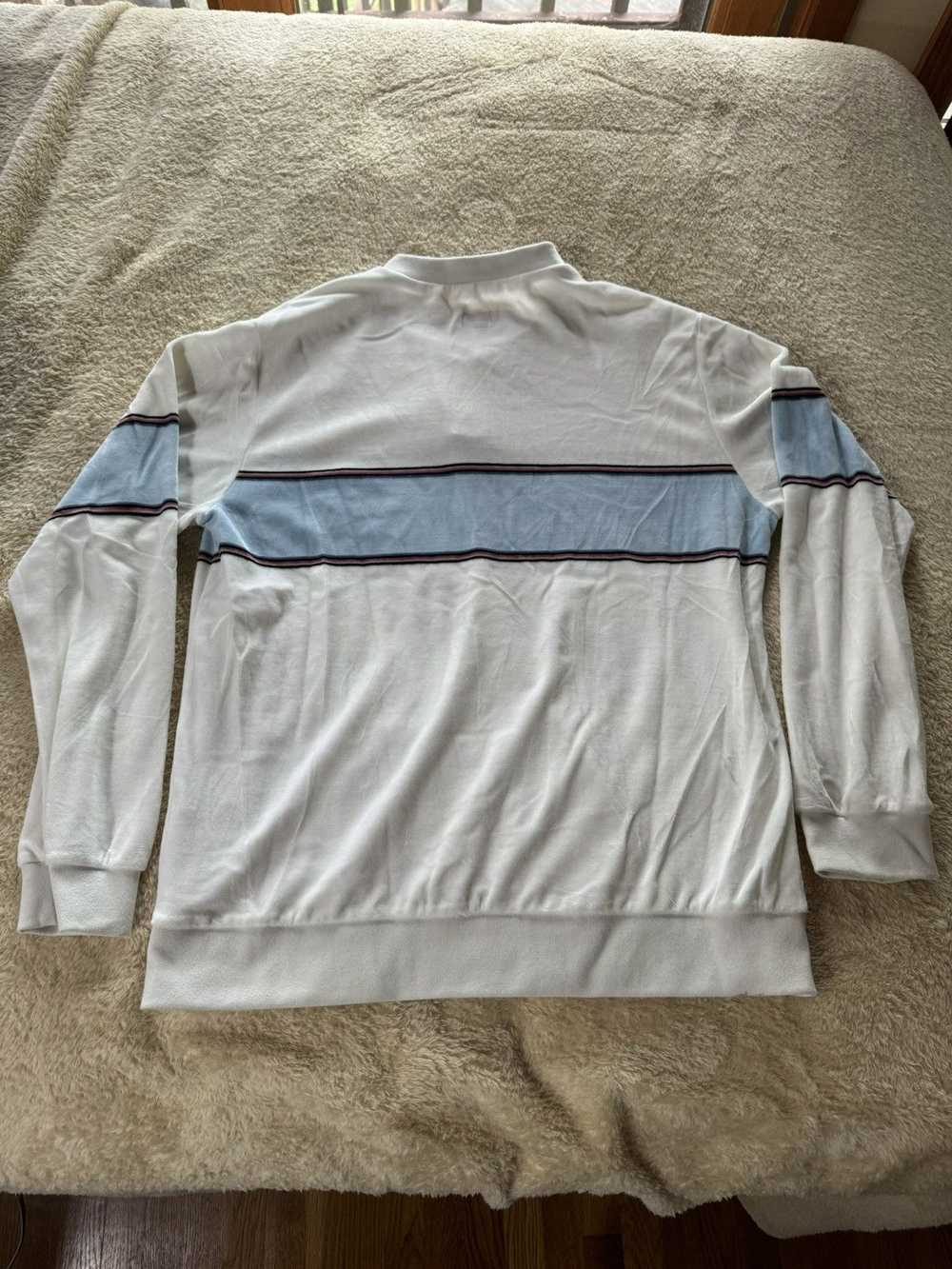 Supreme Supreme Velour Snap Henley White (Size XL) - image 6