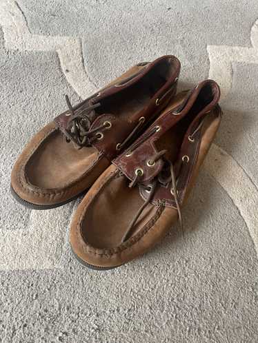 Sperry Vintage Leather Sperry Top Sider Brown