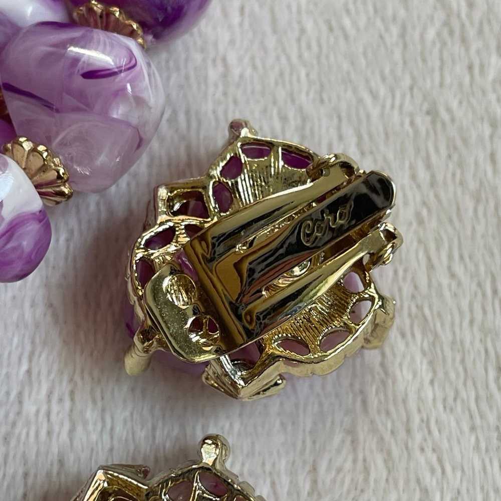 Vintage Purple Costume Jewelry - image 4