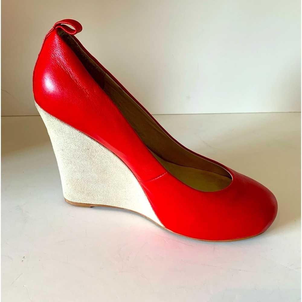 Jeffrey Campbell Jeffrey Campbell red wedge heels… - image 11