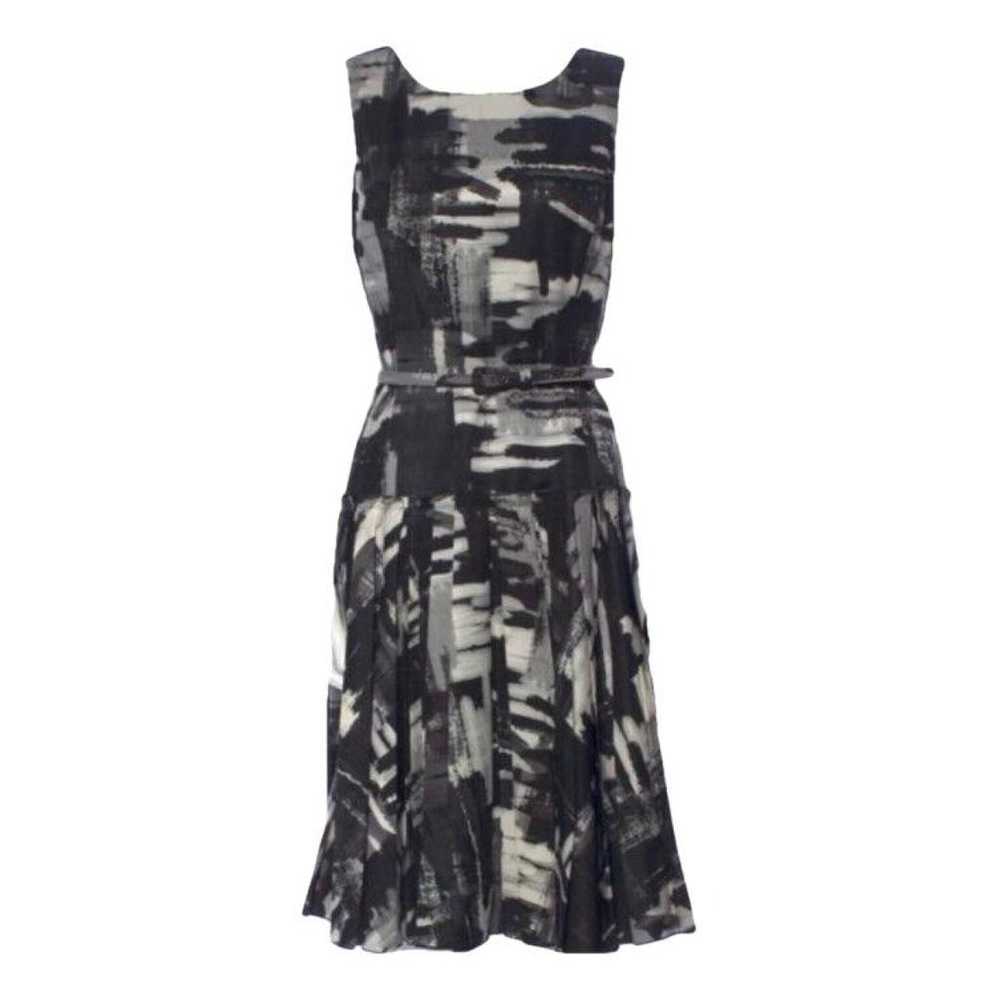 Oscar De La Renta Silk mid-length dress - image 1