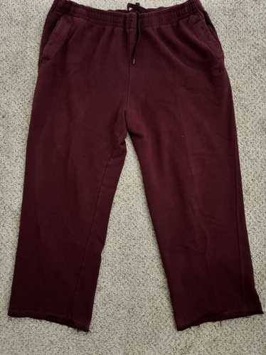 Other burgundy baggy sweats