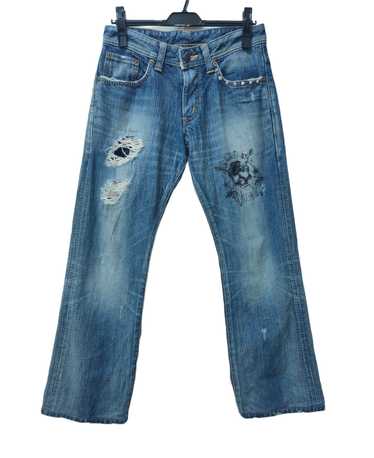 Distressed Denim × Edwin × Skulls Edwin Skull Stu… - image 1